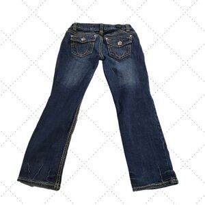 ZCO Jeans Size 5 Blue Cropped Rhinestones